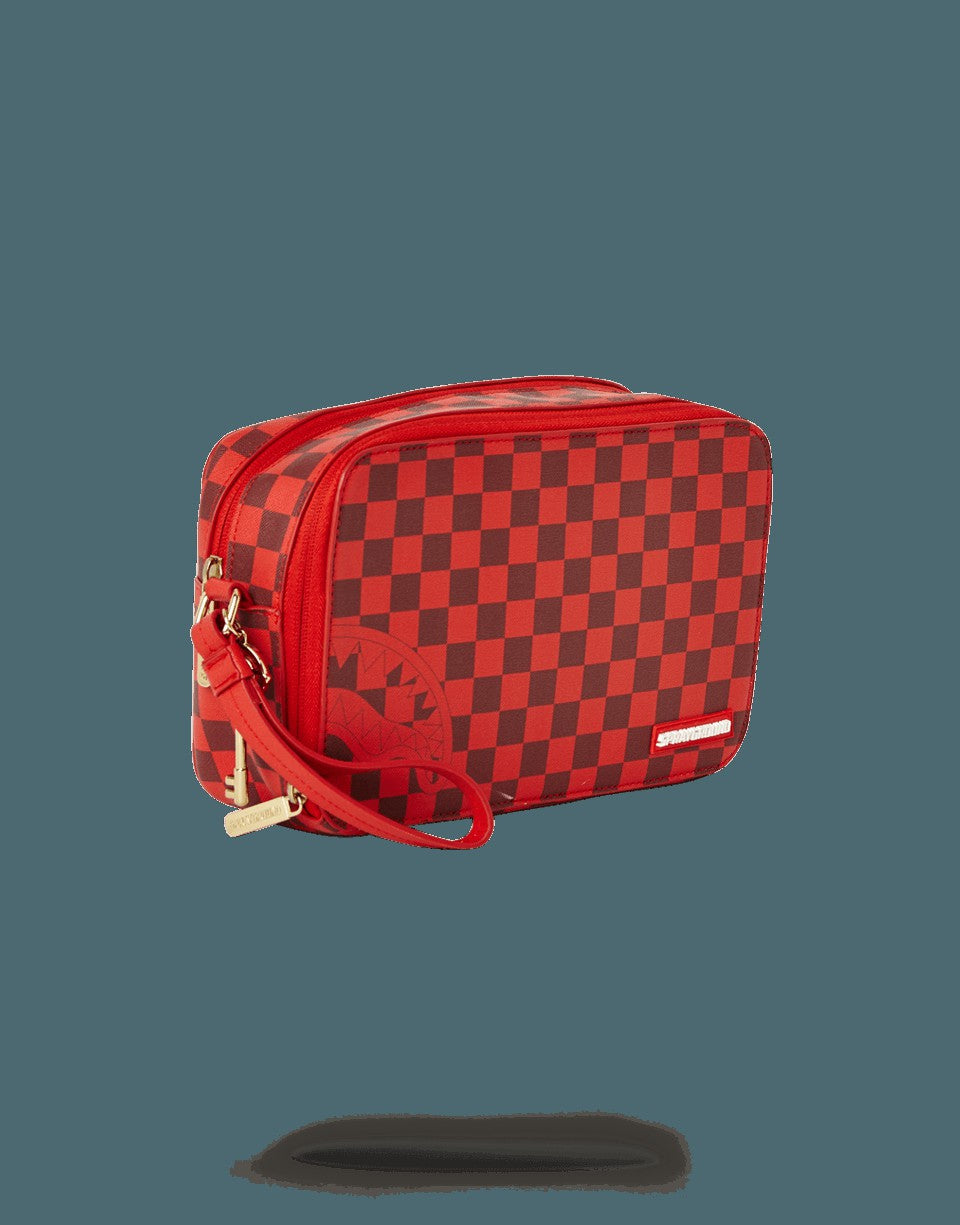 SHARKS IN PARIS RED TOILETRY AKA MONEY BAGS | Sprayground Near Me