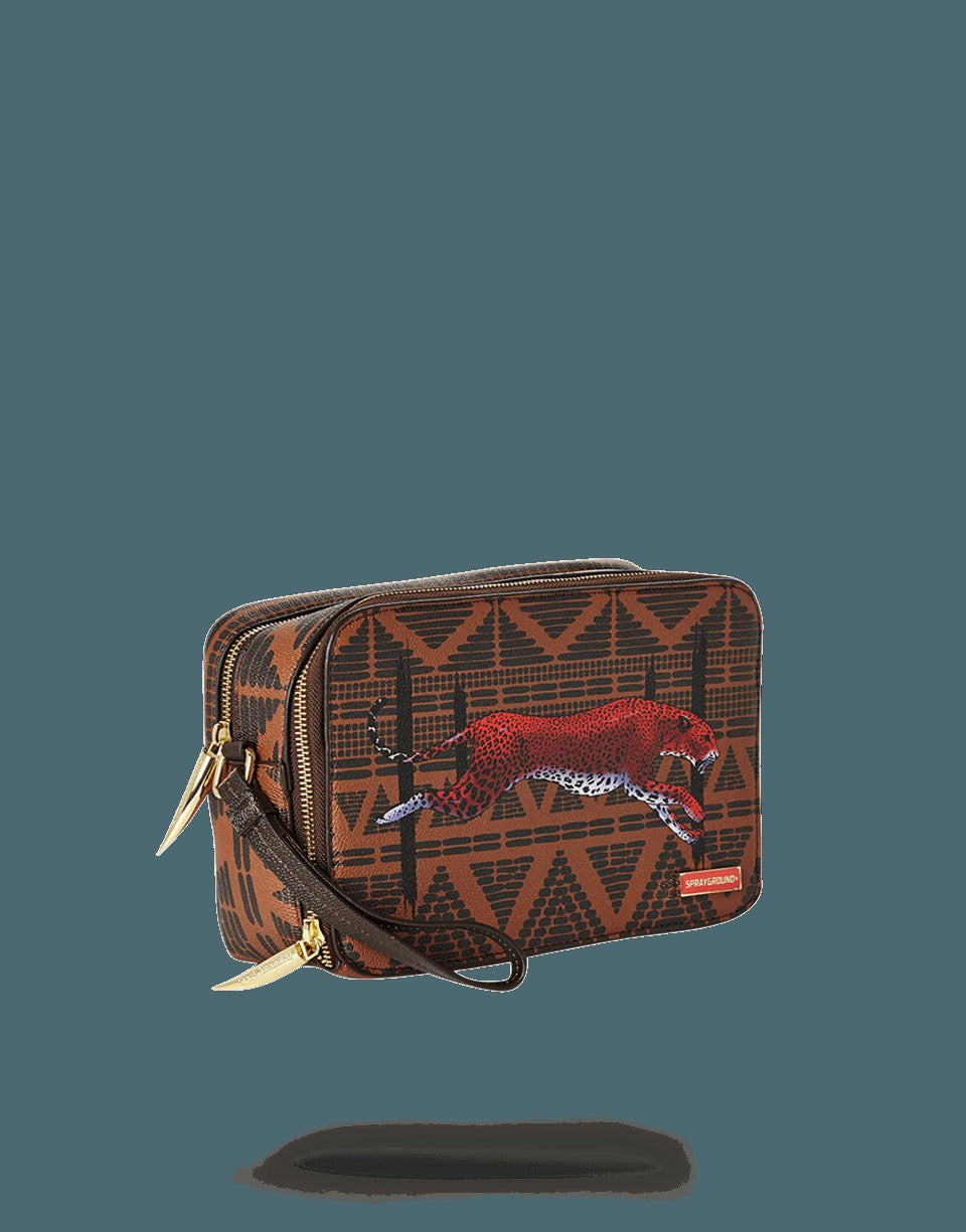 LEOPARDS IN PARIS TOILETRY AKA MONEY BAG | Sprayground Discount