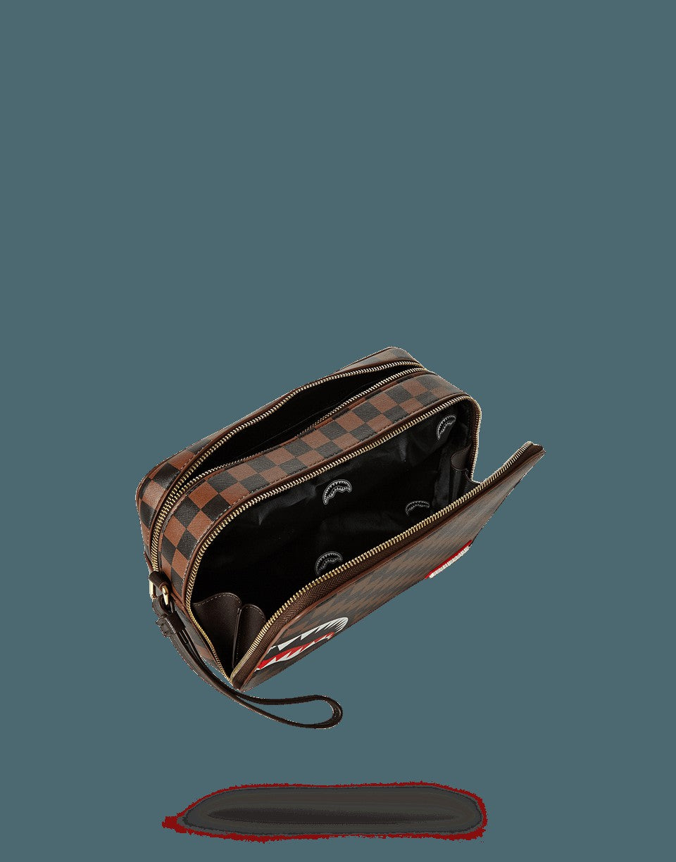 SHARKS IN PARIS TOILETRY BAG | Sprayground for sale
