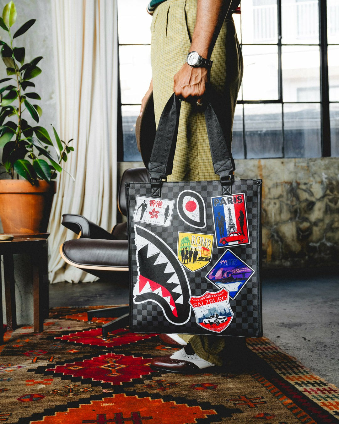 GLOBAL MOGUL UNLIMITED MILES LOFT TOTE | Sprayground sale