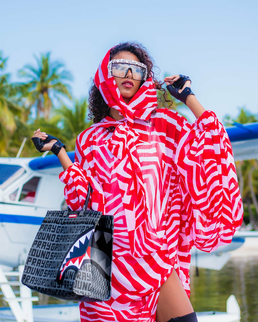 SHARKFINITY STEALTH PILOT TORTUGA TOTE | Sprayground sale