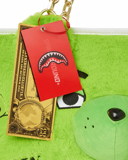 PLUSH MONEYBEAR TOTE (GREEN) | Sprayground for sale