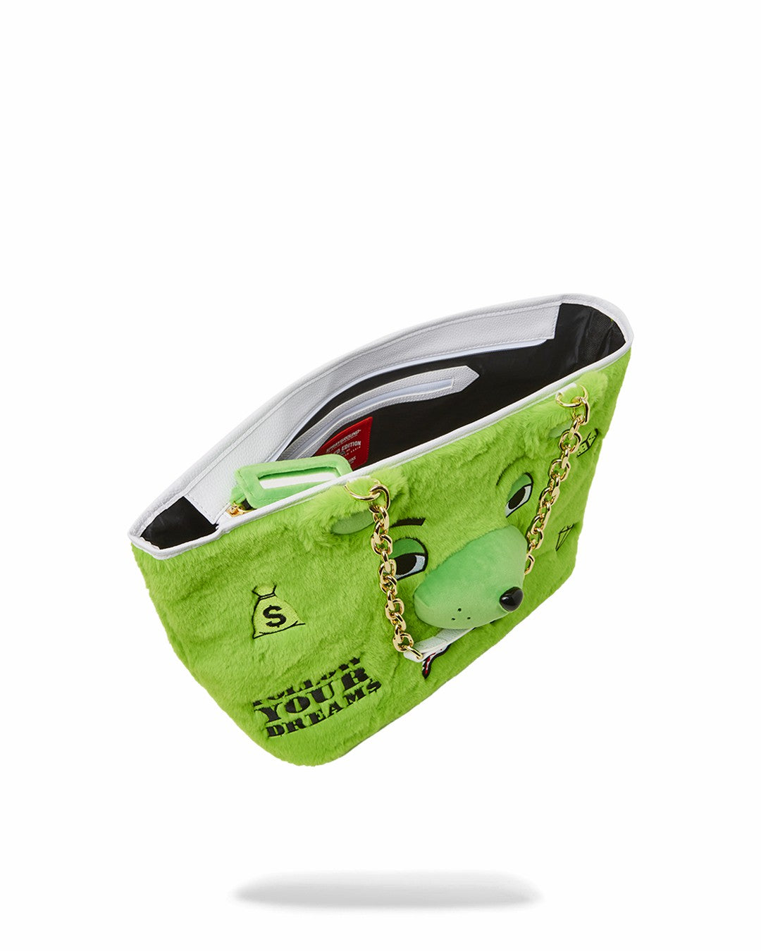 PLUSH MONEYBEAR TOTE (GREEN) | Sprayground for sale