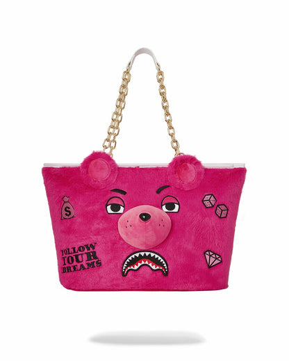 PLUSH MONEYBEAR TOTE (PINK) | Sprayground Clearance