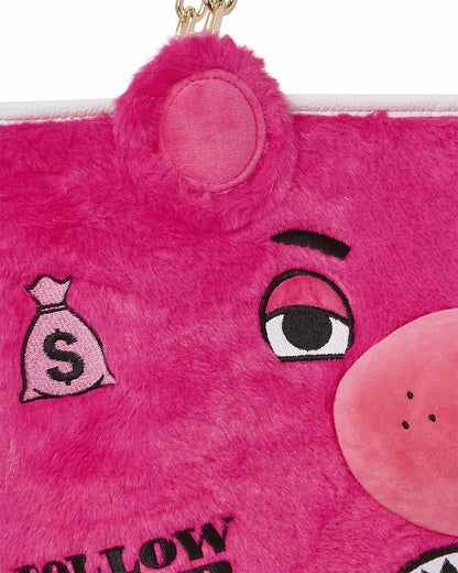 PLUSH MONEYBEAR TOTE (PINK) | Sprayground Clearance
