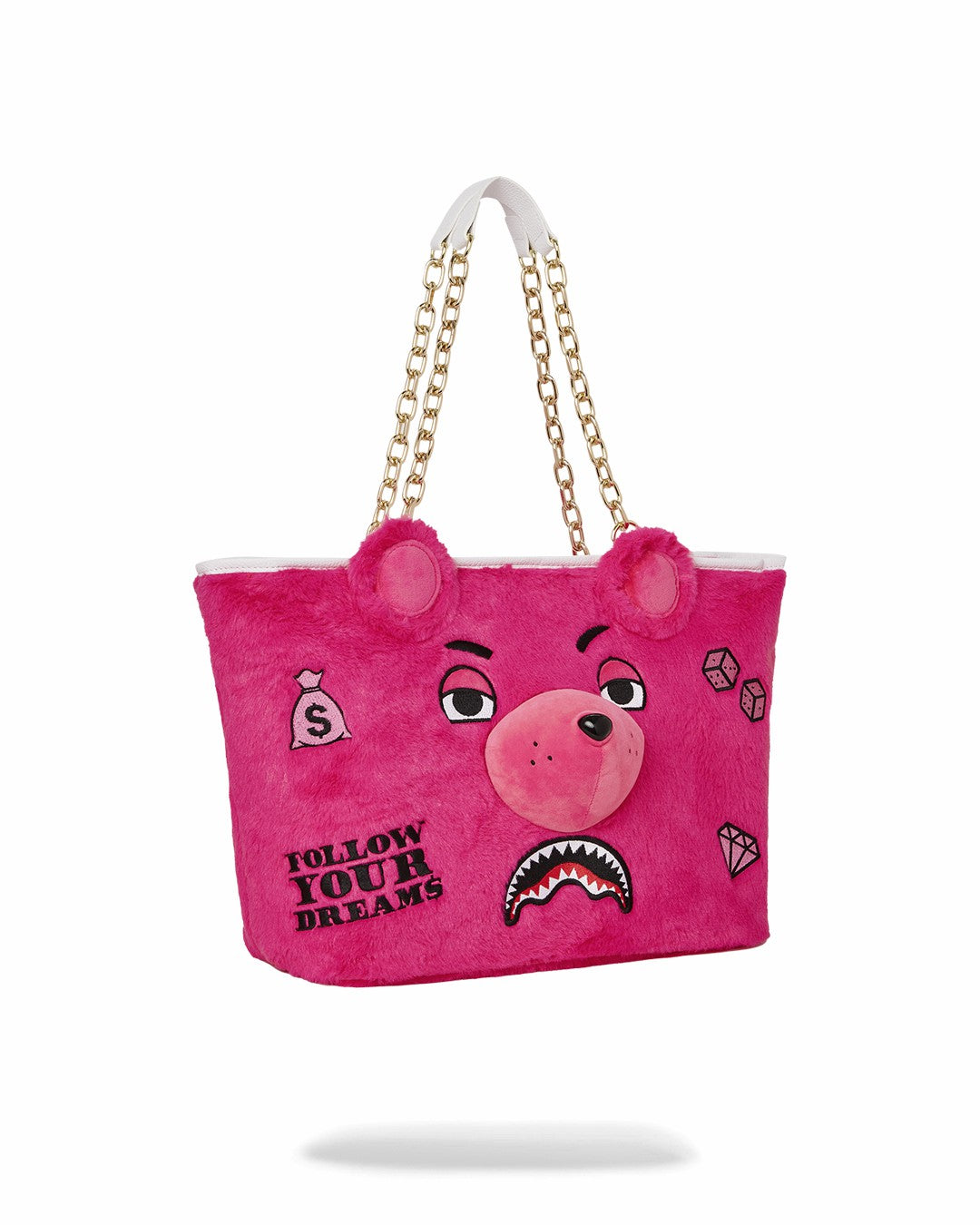 PLUSH MONEYBEAR TOTE (PINK) | Sprayground Clearance