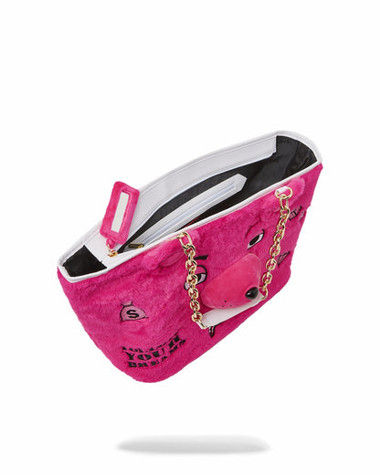 PLUSH MONEYBEAR TOTE (PINK) | Sprayground Clearance