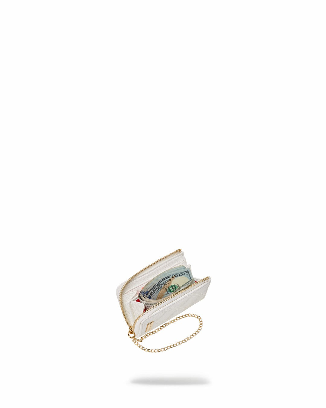 RIVIERA LE BLANC GOLD CHAIN SHARK WALLET | Sprayground Clearance