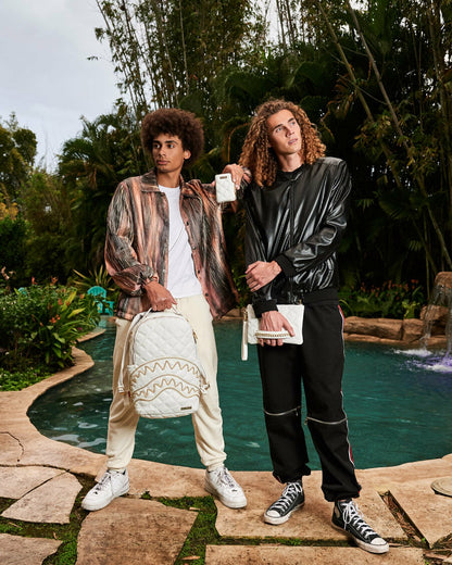 RIVIERA LE BLANC GOLD CHAIN SHARK WALLET | Sprayground Clearance