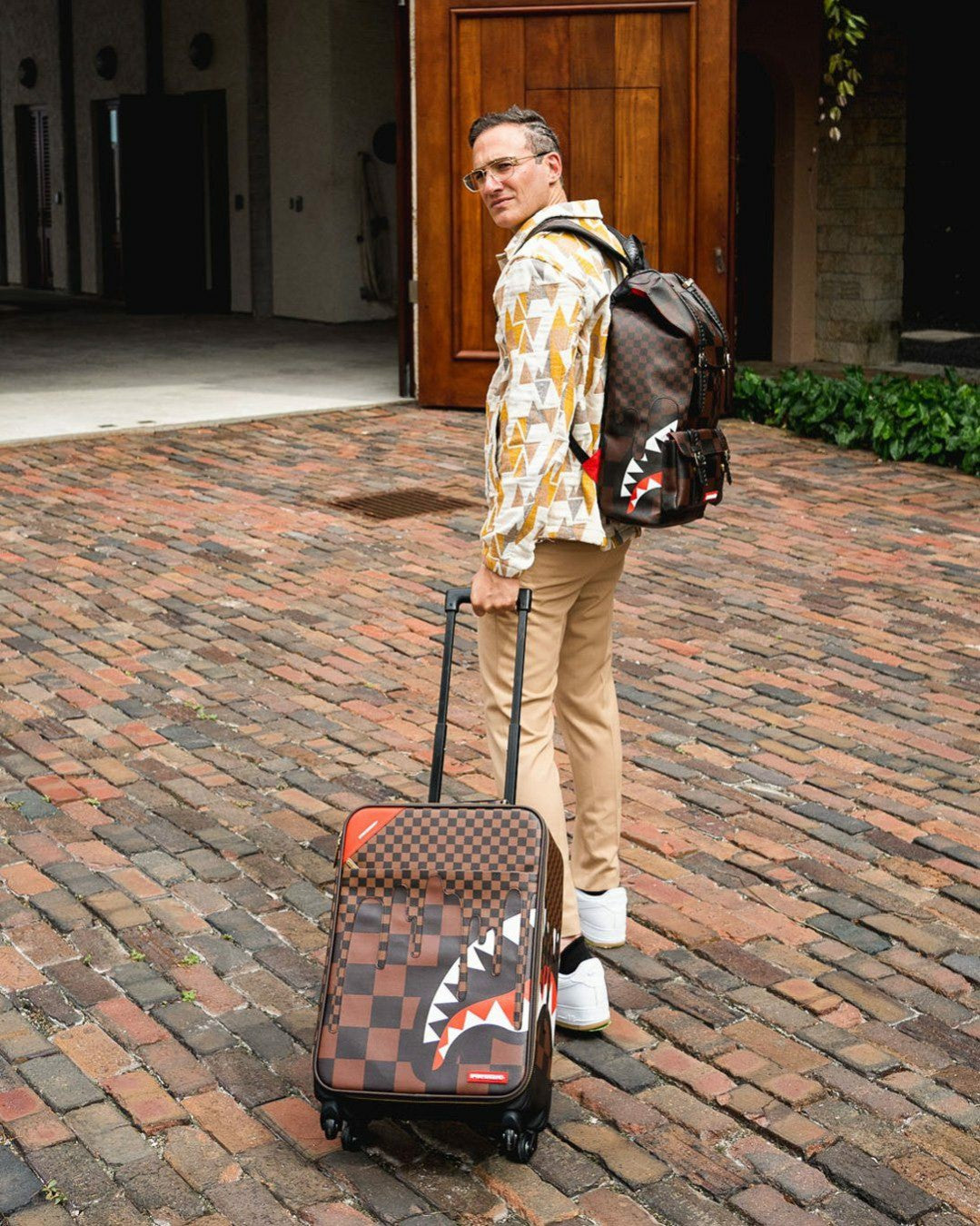 XTC SHARKS IN PARIS JETSETTER CARRY-ON LUGGAGE | Sprayground Near Me