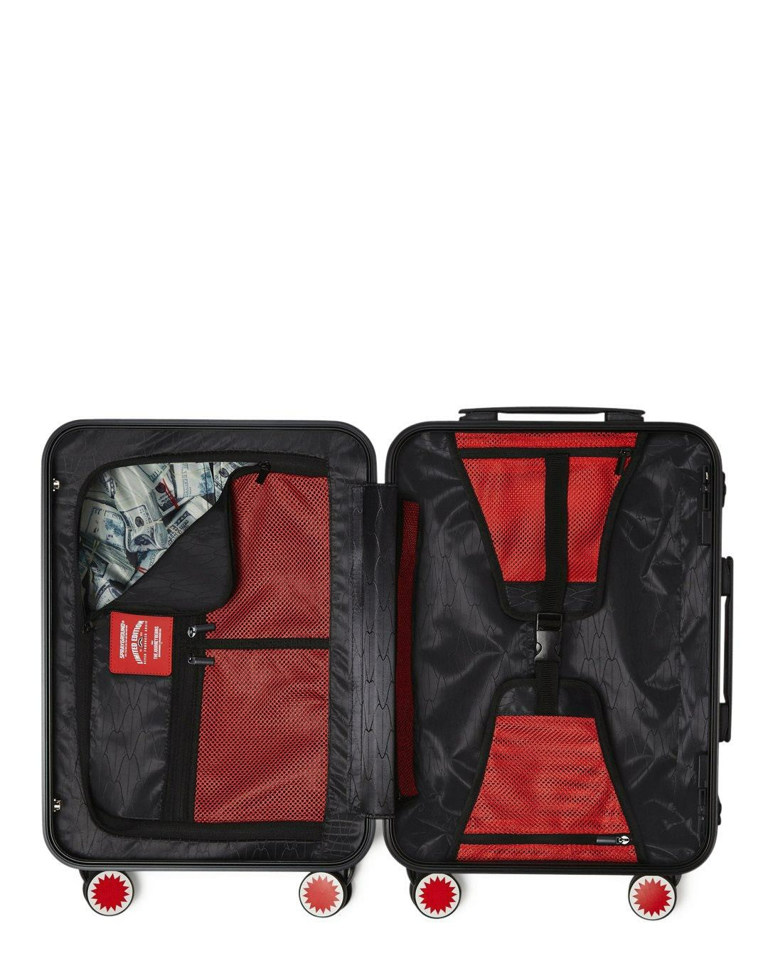 ROSE ALL DAY LA PALAIS SHARKNAUTICS HARDSHELL CARRY-ON LUGGAGE | Sprayground Discount