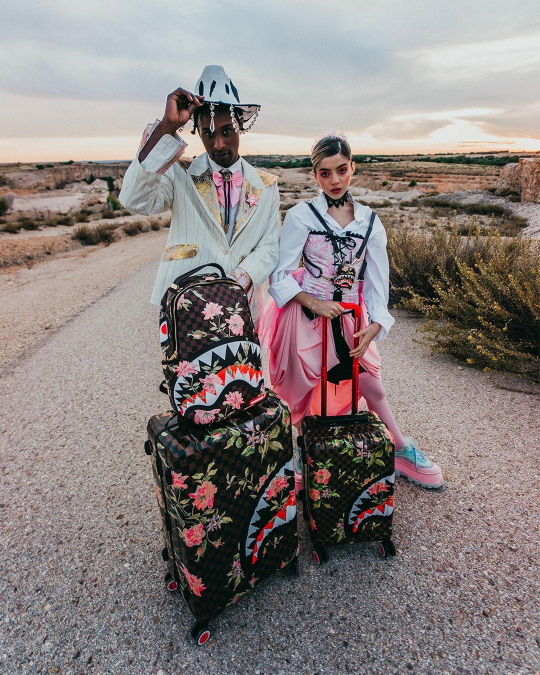 SHARKFLOWER 21.5” CARRY-ON SHARKNAUTICS LUGGAGE | Sprayground US