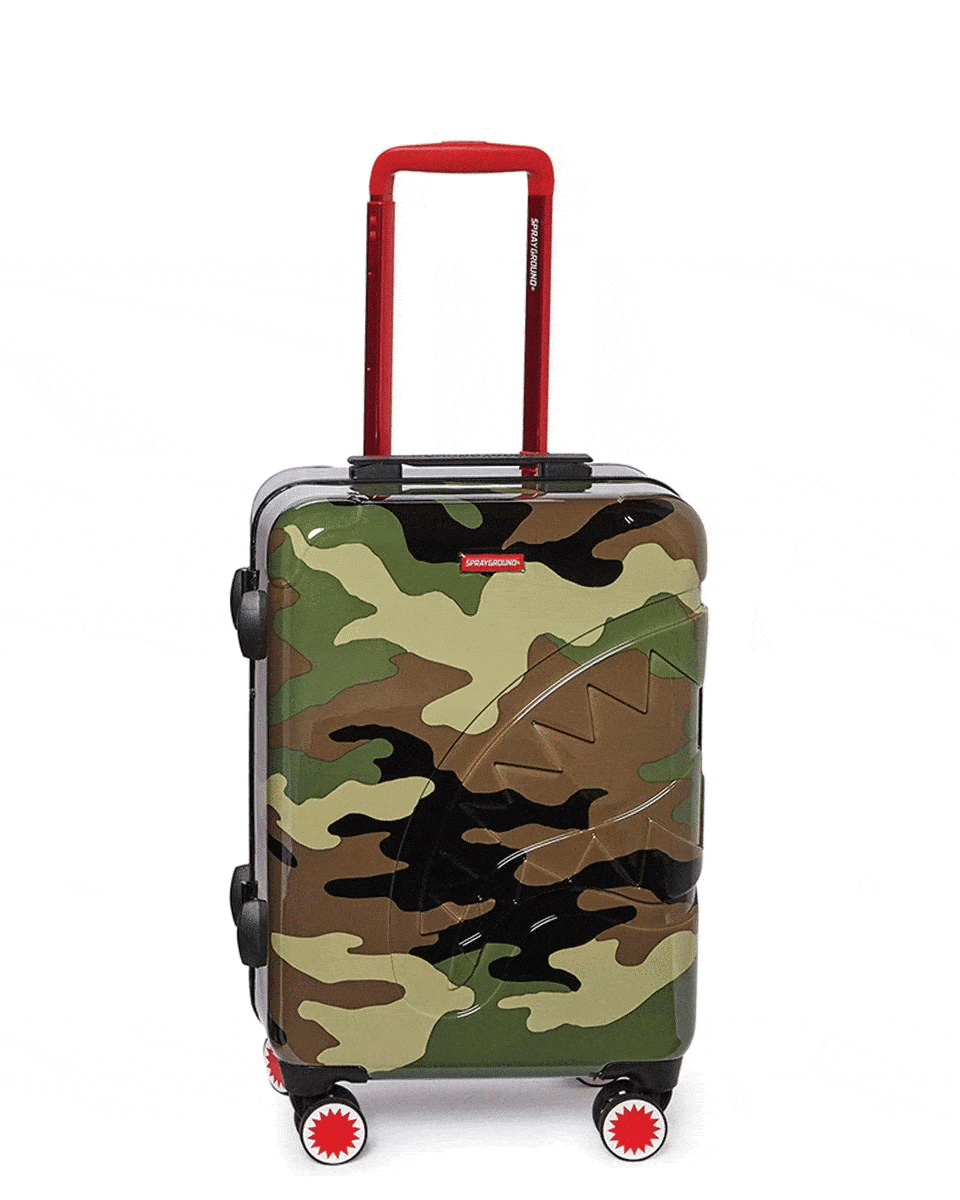 JUNGLE PARIS 21.5” CARRY-ON SHARKITECTURE LUGGAGE | Sprayground Discount