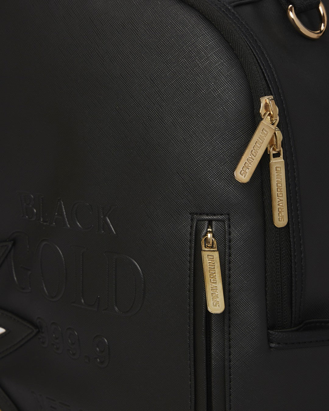 A.i.3 SHARK BITE BLACK GOLD BACKPACK (DLXV) | Sprayground for sale