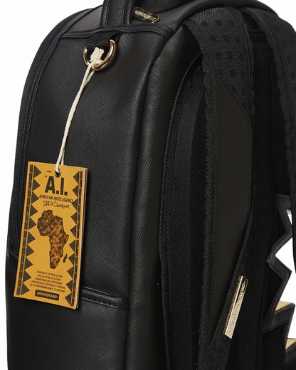 A.i.3 SHARK BITE BLACK GOLD BACKPACK (DLXV) | Sprayground for sale