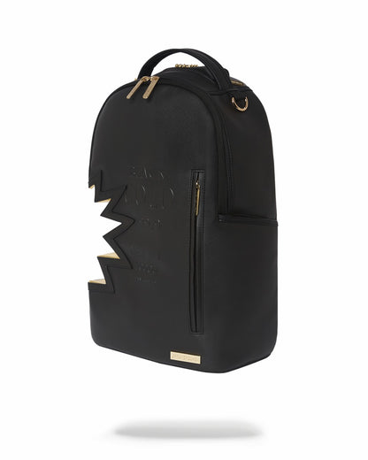 A.i.3 SHARK BITE BLACK GOLD BACKPACK (DLXV) | Sprayground for sale