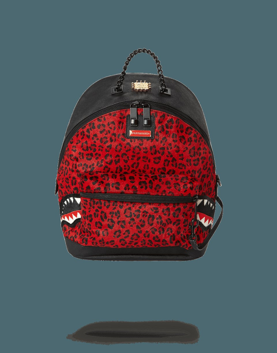 6-STRAP RED LEOPARD EMPRESS (PONY HAIR) | Sprayground Discount