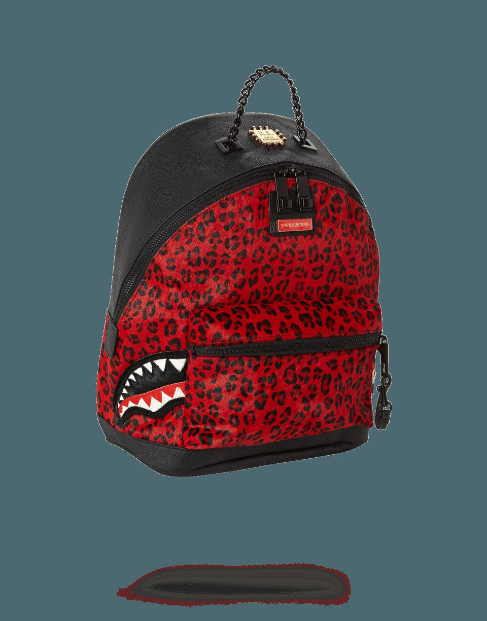 6-STRAP RED LEOPARD EMPRESS (PONY HAIR) | Sprayground Discount