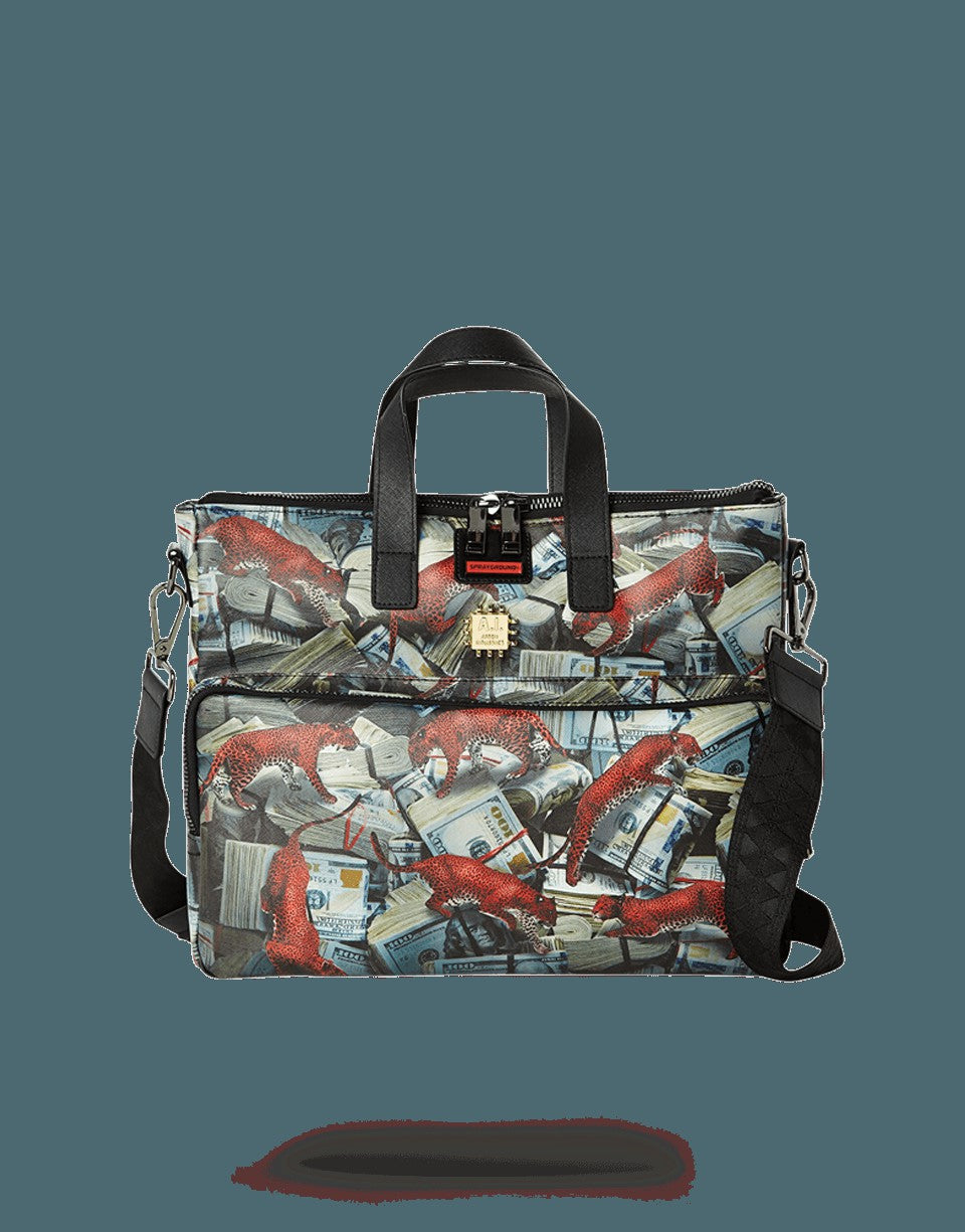 RED LEOPARD MONEY TRAVEL CASE | Sprayground for sale