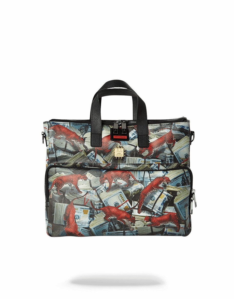 RED LEOPARD MONEY TRAVEL CASE | Sprayground for sale
