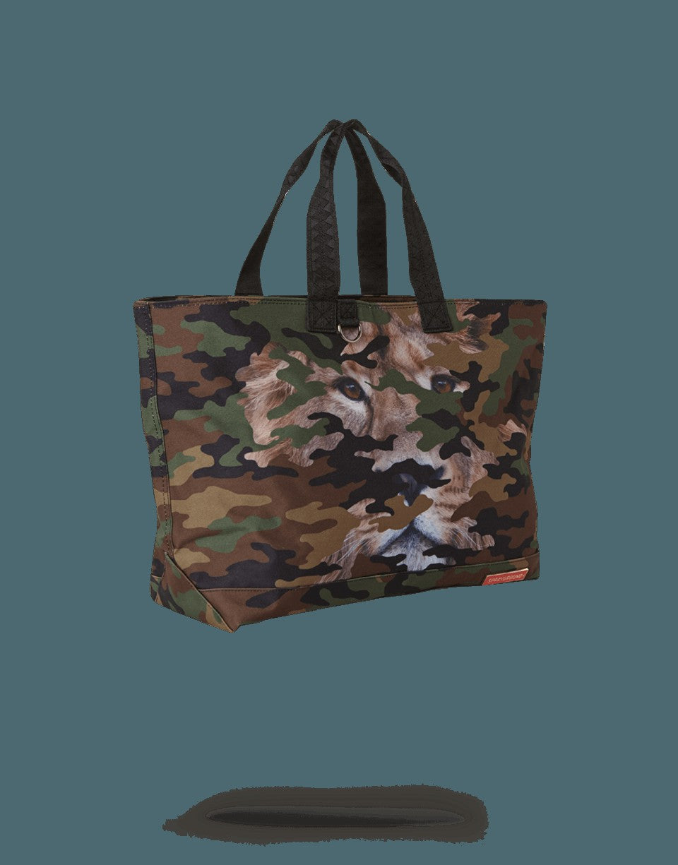 LION CAMO TOTE BAG | Sprayground Clearance