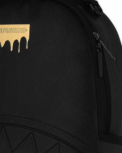 GOLD BRICK DRIP BLACK BACKPACK | Sprayground Online