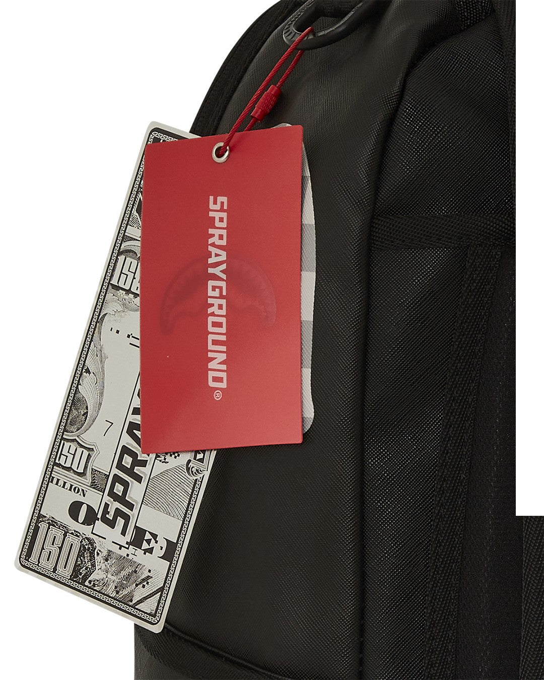SHARK CENTRAL CREAM BLACK CHECK BACKPACK | Sprayground Discount