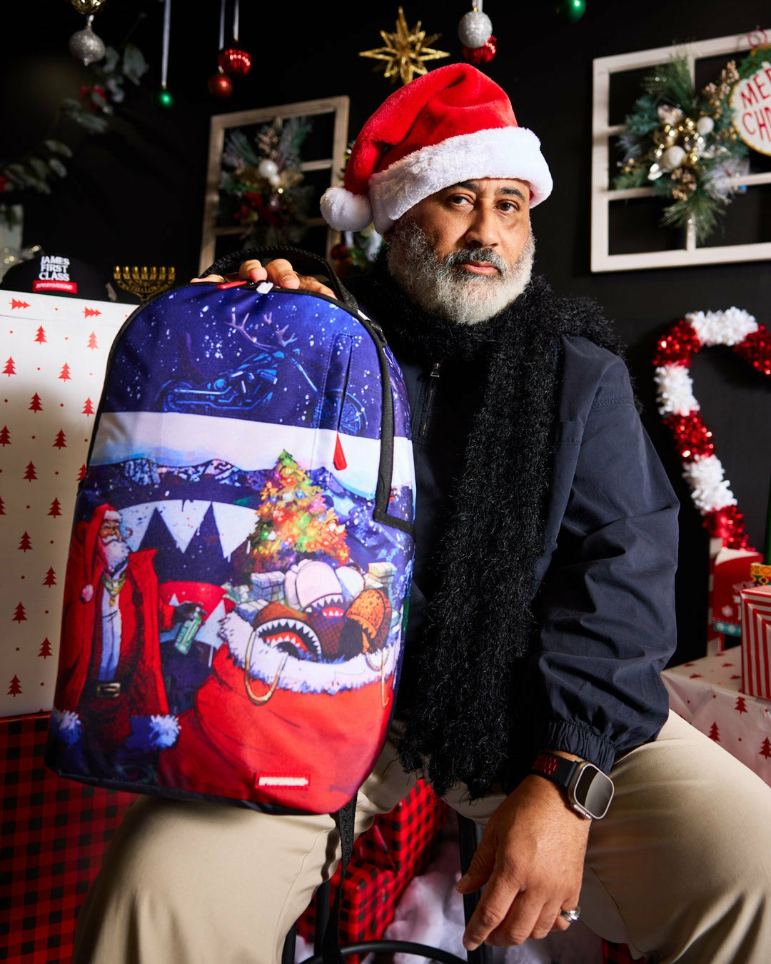 SANTA BIG BAG STACKS BACKPACK | Sprayground Online