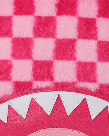 FURZILLA SHARK (PINK CHECK) BACKPACK | Sprayground Near Me