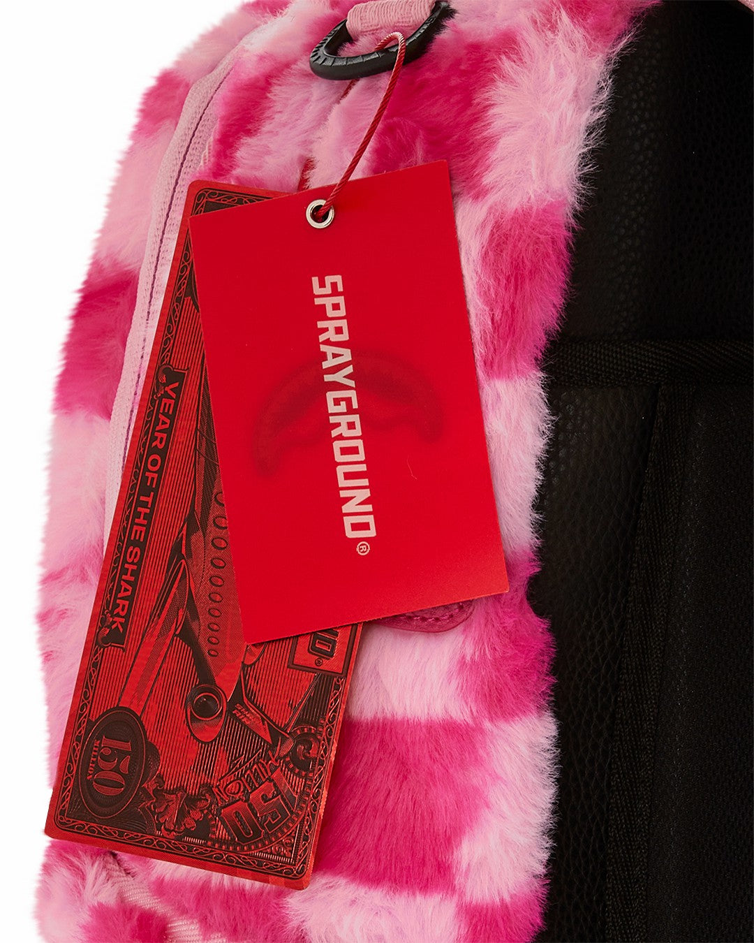 FURZILLA SHARK (PINK CHECK) BACKPACK | Sprayground Near Me