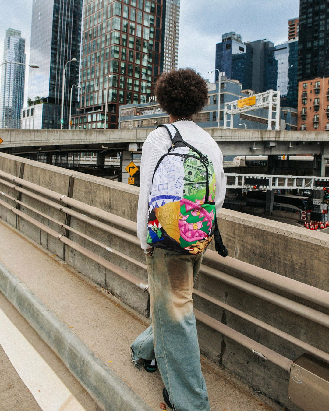 MEAN MONEY COLLAGE BACKPACK | Sprayground Discount