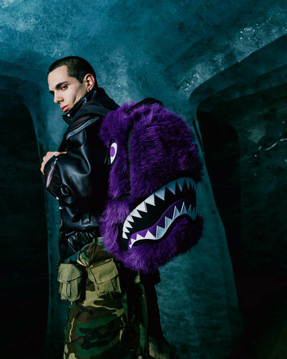 FURZILLA SHARK (PURP) BACKPACK | Sprayground Clearance