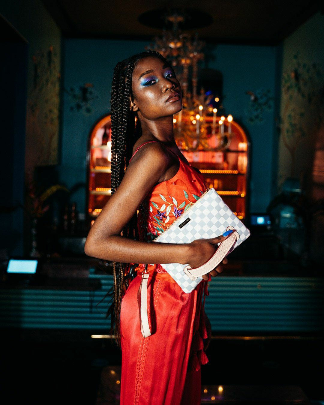 ROSE ALL DAY LA PALAIS CROSSOVER CLUTCH | Sprayground Clearance