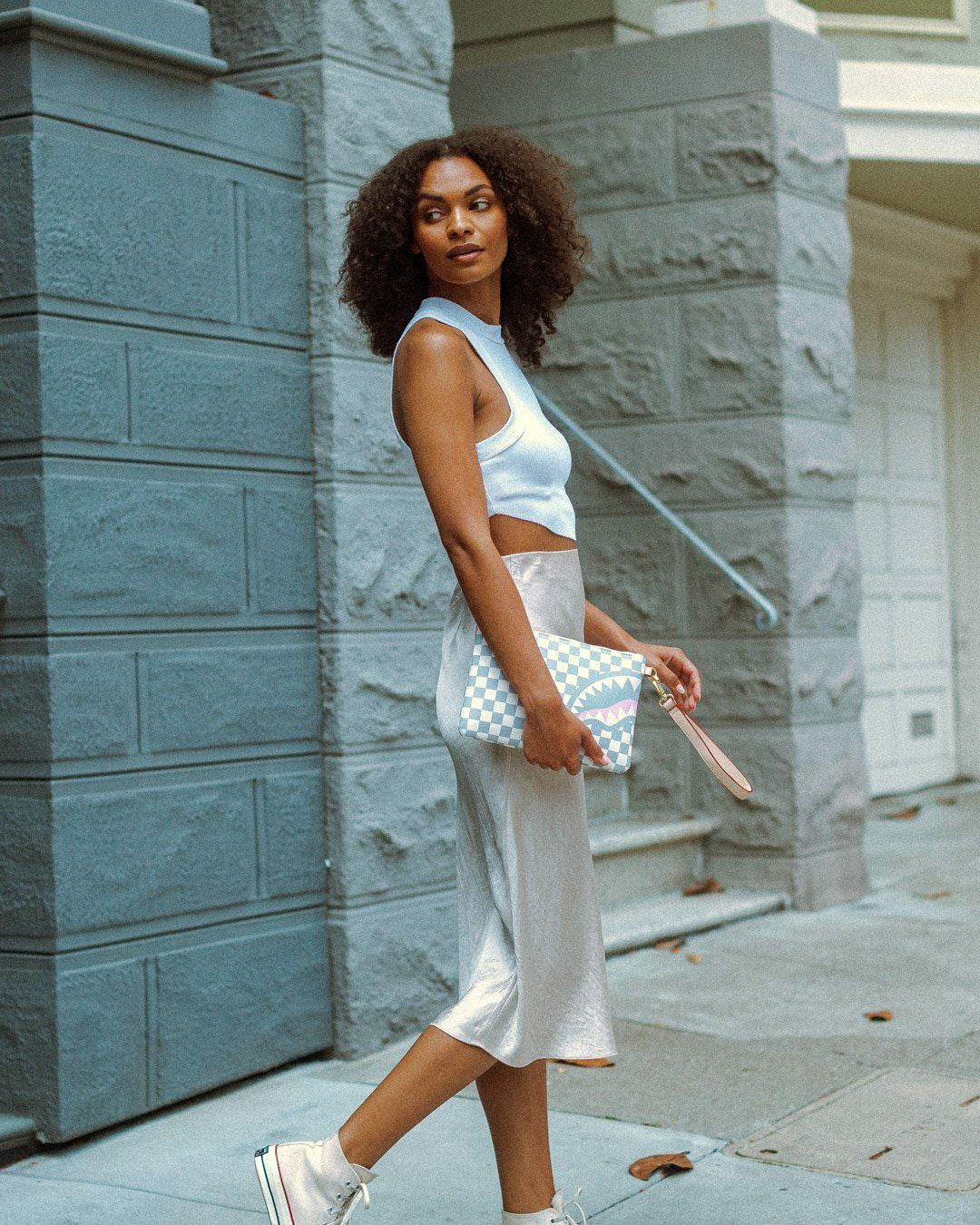 ROSE ALL DAY LA PALAIS CROSSOVER CLUTCH | Sprayground Clearance