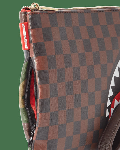 CHECKS IN CAMOFLAUGE CROSSOVER CLUTCH | Sprayground Near Me