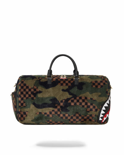 BIG SKY FUR SHARK DUFFLE | Sprayground Clearance