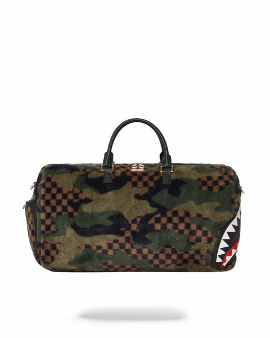 BIG SKY FUR SHARK DUFFLE | Sprayground Clearance