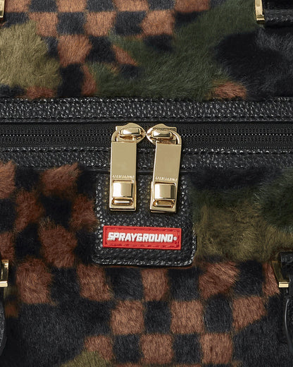 BIG SKY FUR SHARK DUFFLE | Sprayground Clearance