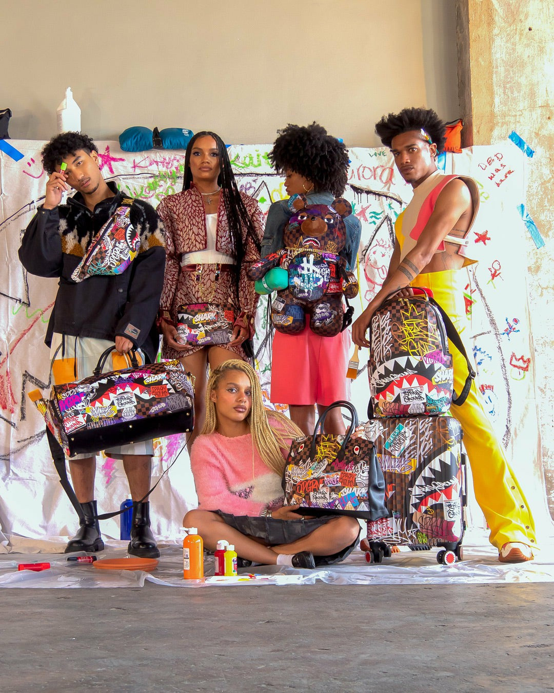 SHARKS IN PARIS THE RIZZ DUFFLE | Sprayground Near Me