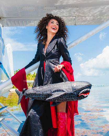 SHARKFINITY STEALTH PILOT SHARK SHAPE DUFFLE | Sprayground Discount