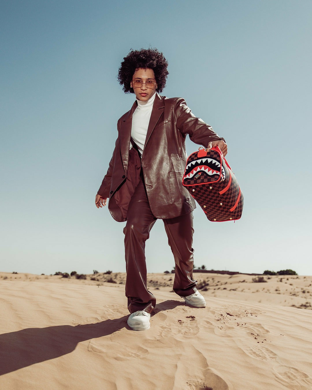 ALL OR NOTHING SHARKS IN PARIS MINI DUFFLE | Sprayground Clearance