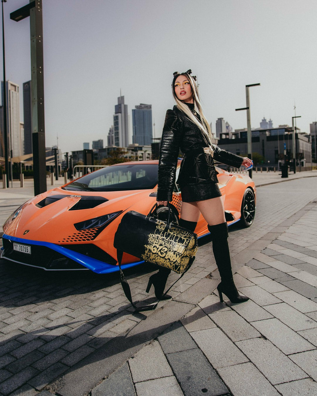 HALF GRAFF GLIDE LARGE DUFFLE | Sprayground Clearance