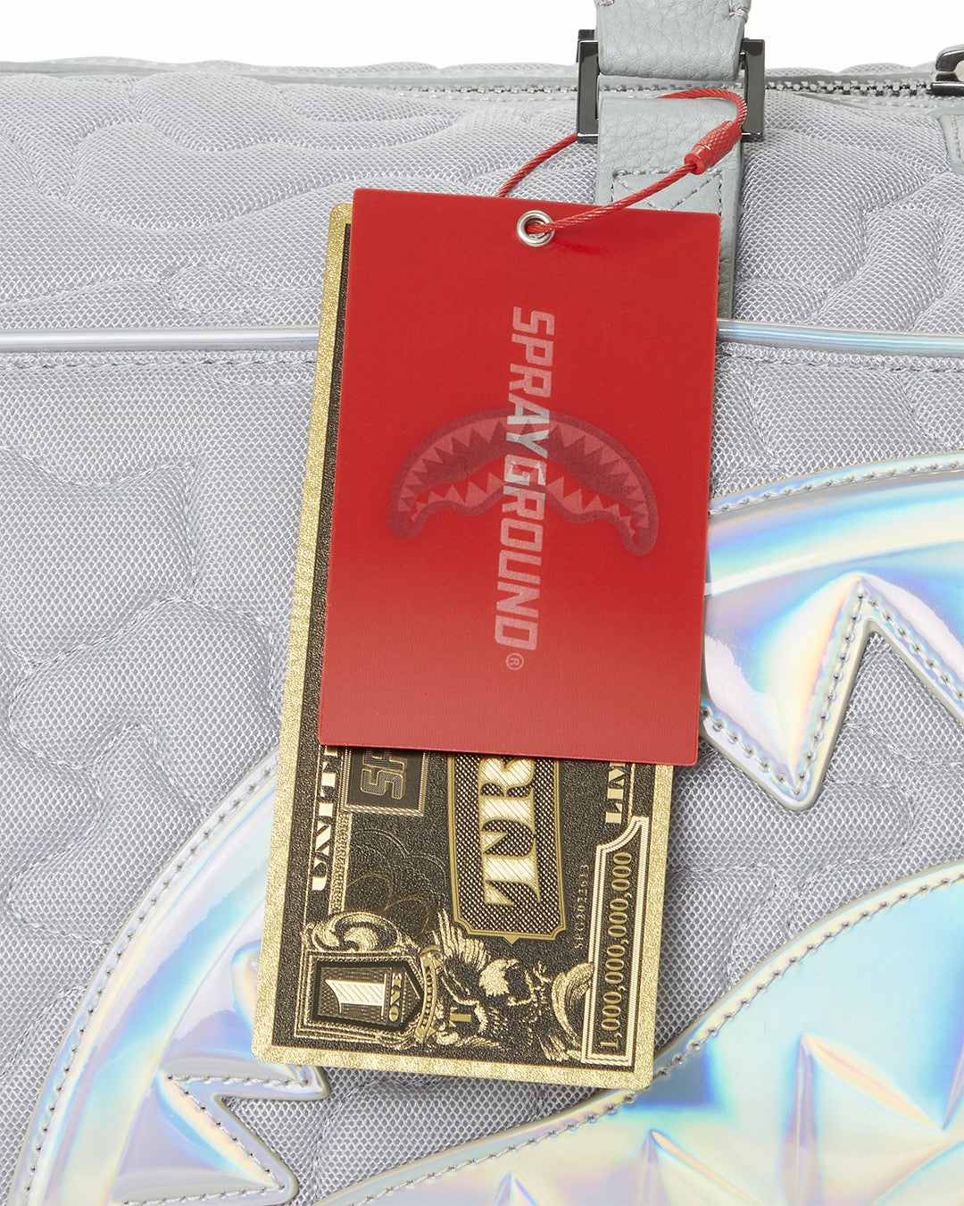 MIRASHAKU IRIDESCENT QUILT DUFFLE | Sprayground for sale