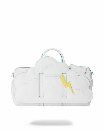 CLOUDY WITH A CHANCE OF SHARK DUFFLE | Sprayground sale