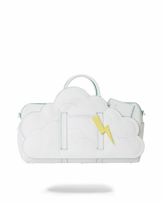 CLOUDY WITH A CHANCE OF SHARK DUFFLE | Sprayground sale