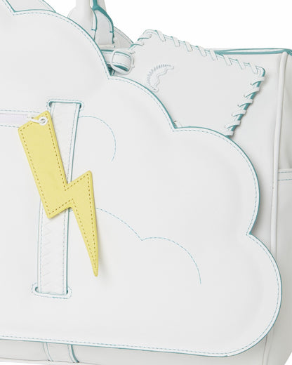 CLOUDY WITH A CHANCE OF SHARK DUFFLE | Sprayground sale
