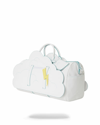 CLOUDY WITH A CHANCE OF SHARK DUFFLE | Sprayground sale