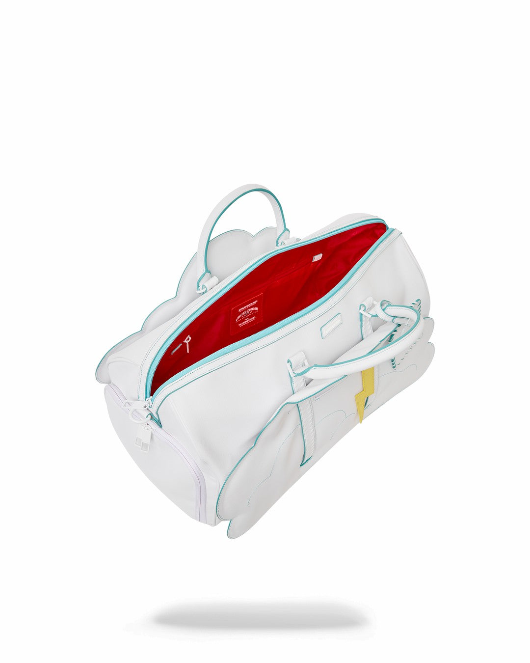 CLOUDY WITH A CHANCE OF SHARK DUFFLE | Sprayground sale