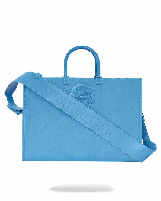 HEAVY METAL SHARK BLUE TORTUGA TOTE | Sprayground Discount
