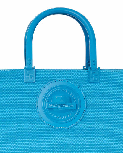 HEAVY METAL SHARK BLUE TORTUGA TOTE | Sprayground Discount